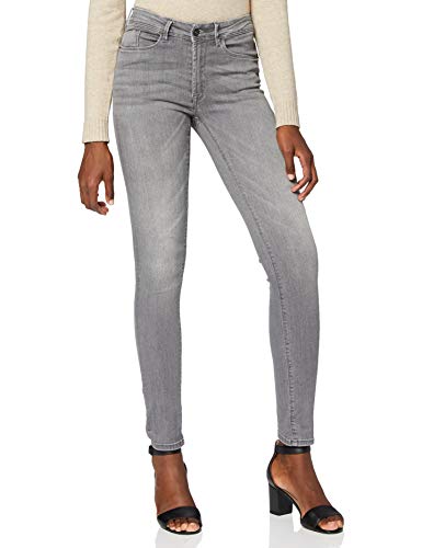 ICHI Damen Erin Izaro Jeans, Light Grey Washed (19051), 28W / 32L EU von ICHI