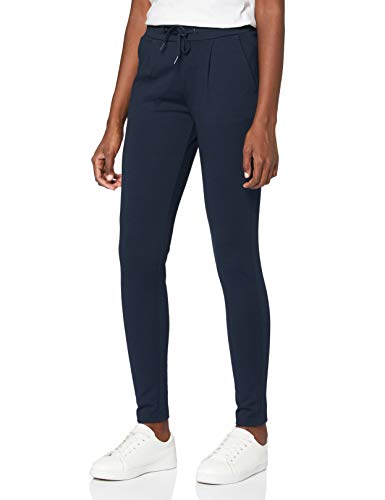 ICHI IHKATE PA2 Damen Sweathose Sweatpants Relaxhose mit Stretch Schmaler Schnitt mit Elastikbund, Größe:2XL, Farbe:Total Eclipse (14044) von ICHI