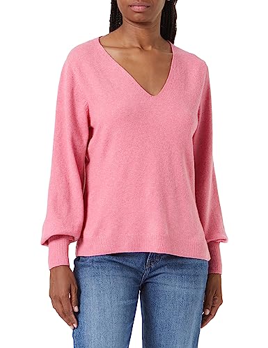 ICHI Damen IHALPA LS5 Pullover, 172120/Chateau Rose, L von ICHI