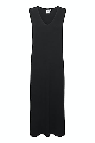 ICHI Damen IHCAMAS DR Kleid, 194008/Black, L von ICHI