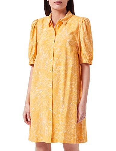 ICHI Damen IHCASSIOPEIA DR2 Kleid, 151058/Radiant Yellow, 34 von ICHI