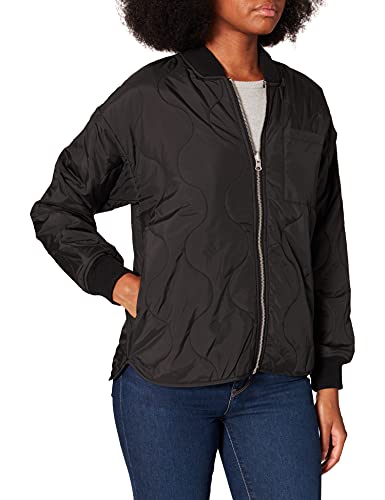 ICHI Damen IHCORO EXPL JA Steppjacke, 194008/Black, M von ICHI