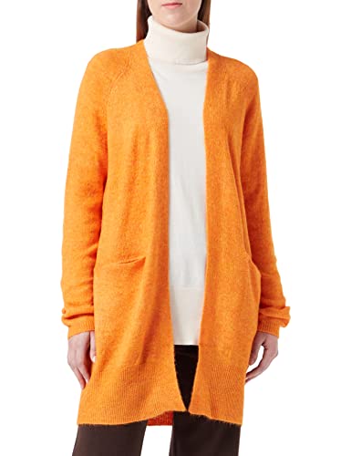 ICHI Damen IHKAMARA CA2 Strickjacke, 161164/Orange Pepper, S von ICHI