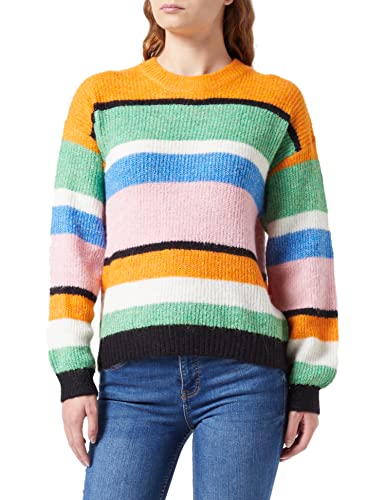 ICHI Damen IHKAMARA LS STRIPE2 Pullover, 200681/Multi Color, XS von ICHI