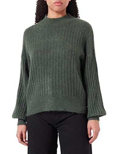 ICHI Damen IHKAMARA LS5 Pullover, 190417/Kombu Green, M von ICHI