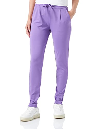 ICHI IHKATE PA2 Damen Sweathose Sweatpants Relaxhose mit Stretch Schmaler Schnitt mit Elastikbund, Größe:L, Farbe:Chive Blossom (183634) von ICHI