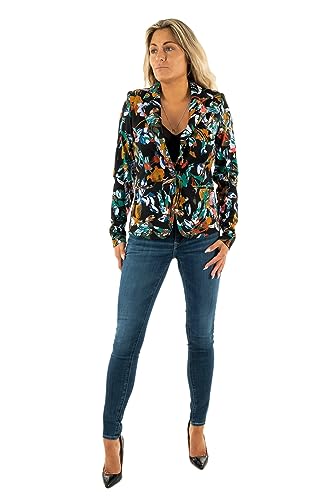 ICHI Damen IHKATE Print BL16 Blazer, 202169/Multi Collage Flower AOP, XS ICHI Damen IHKATE Print BL16 Blazer, 202169/Multi Collage Flower AOP, XS von ICHI