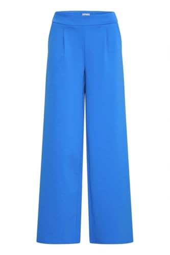ICHI Damen IHKATE SUS Long Wide PA2 Lässige Business-Hose, 184051/Strong Blue, S ICHI Damen IHKATE SUS Long Wide PA2 Lässige Business-Hose, 184051/Strong Blue, S von ICHI