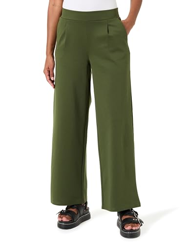 ICHI Damen IHKATE SUS Long Wide PA2 Lässige Business-Hose, 190419/Rifle Green, L von ICHI