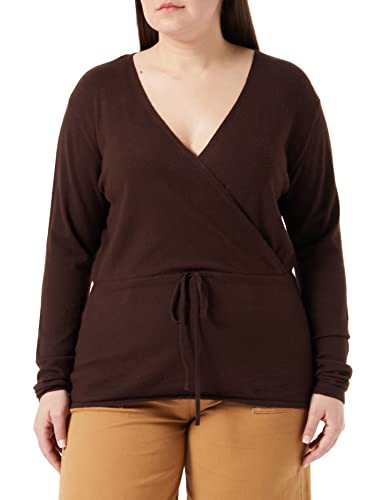 ICHI Damen IHKAVA PA4 Freizeithose, 1909151/Coffee Bean Melange, XL von ICHI