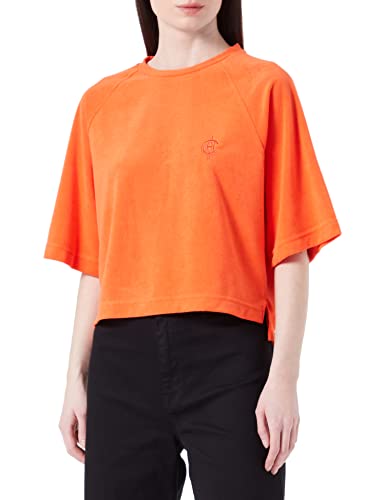 ICHI Damen IHLENKA SW T-Shirt, 171562/Mandarin Red, S von ICHI