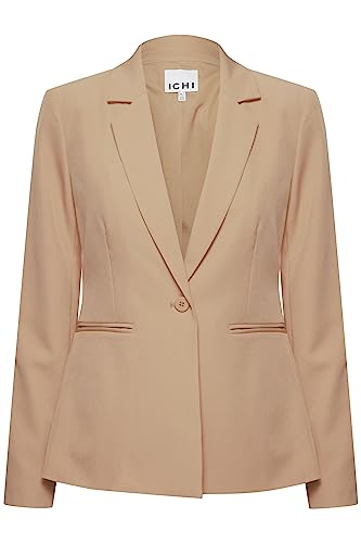 ICHI Damen IHLEXI BL Blazer, 140935/Jojoba, 40 von ICHI