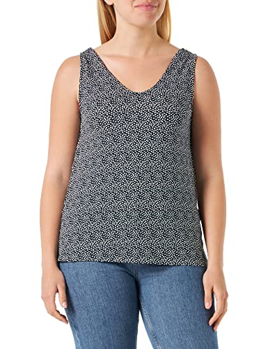 ICHI Damen IHLISA TO7 Trägershirt/Cami Shirt, 200896/Total Eclipse Dot, L von ICHI