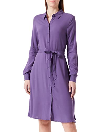 ICHI Damen IHMAIN DR Kleid, 193622/Loganberry, 38 von ICHI