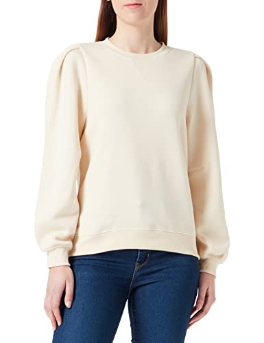 ICHI Damen IHMALO SW Sweatshirt, 130907/Sandshell, M von ICHI