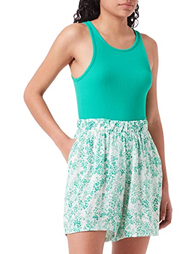 ICHI Damen IHMARRAKECH AOP SHO3 Lässige Shorts, 165932/Holly Green, XS von ICHI