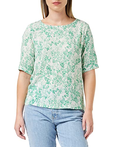 ICHI Damen IHMARRAKECH AOP SS7 Bluse, 165932/Holly Green, XS von ICHI