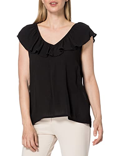 ICHI Damen IHMARRAKECH SO TO3 Bluse, 194008_Black, XS von ICHI