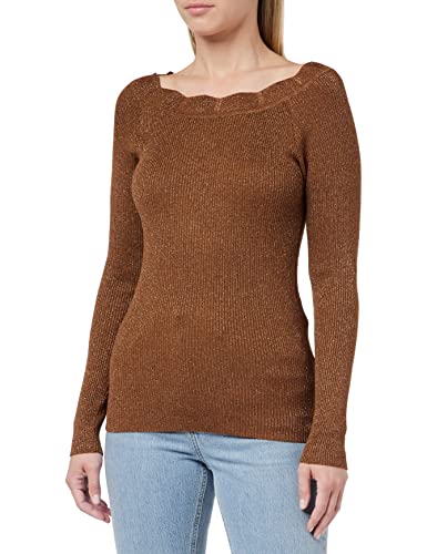 ICHI Damen IHMOPAZ LS2 Pullover, 181031/Toffee, XL von ICHI