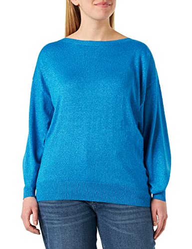 ICHI Damen IHMOPAZ LS6 Pullover, 184250/Indigo Bunting, L von ICHI