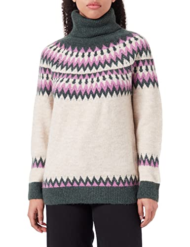 ICHI Damen IHPOVOKE LS Pullover, 1304011/Oatmeal Melange, L von ICHI