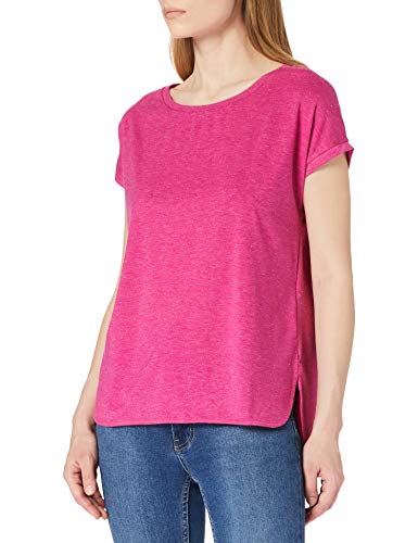 ICHI Damen IHREBEL SS6 T-Shirt, 182328_Fuchsia Red, L von ICHI