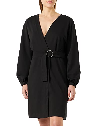 ICHI Damen IHSIMONSE DR4 Kleid, 194008/Black, L von ICHI