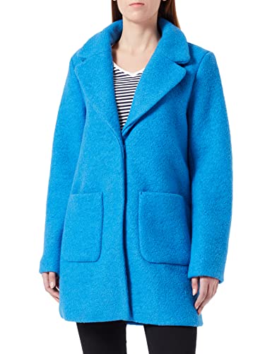 ICHI Damen IHSTIPA JA Wollmantel, 184140/French Blue, 38 von ICHI