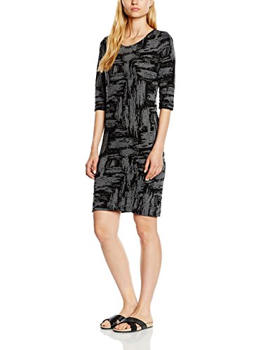 ICHI Damen Justin DR Kleid, Grau (10020 Grey Melange), 42 (Herstellergröße: XL) von ICHI