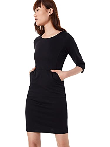 ICHI Damen Kate Slim Dr Kleid, Schwarz (Black 10001), 34 (Herstellergröße: XS) von ICHI