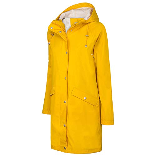 ICHI Damen Regenmantel, Farbe:gelb, Größe:XL von ICHI