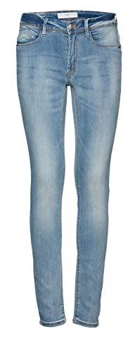 ICHI IHERIN IZARO Light Blue Bleached Damen Jeans Denim Hose mit Stretch Enger Schnitt, Größe:29/32, Farbe:Bleached Light Blue (19035) von ICHI