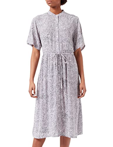 ICHI IHHARENA DR Damen Freizeitkleid Kleid Midikleid mit hochgeschlossenem Auschnitt und weiten Ärmeln, Größe:38, Farbe:Lavender Mist (163307) von ICHI