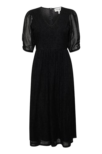 ICHI - IHJALANI DR - Dress - 20120110, Größe:L, Farbe:Black (194008) von ICHI