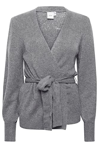 ICHI - IHKAMARA CA - Cardigan - 20115023, Größe:XS, Farbe:Dark Grey Melange (200319) von ICHI