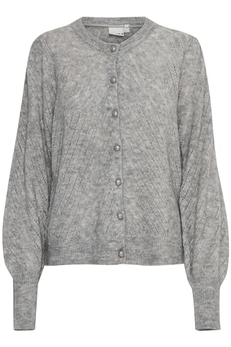 ICHI - IHKAMARA CA6 - Cardigan - 20119232, Größe:S, Farbe:Grey Melange (200318) von ICHI