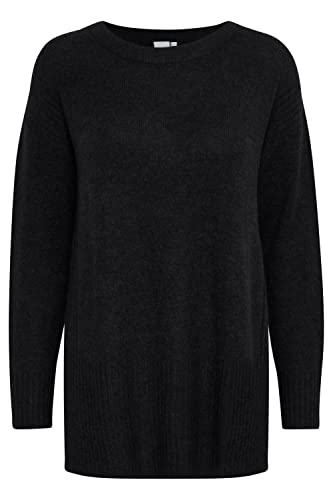 ICHI - IHKAMARA Long LS - Pullover - 20116692, Größe:L, Farbe:Black (194008) von ICHI