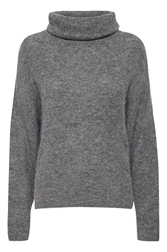 ICHI IHKAMARA RN RN - Strickpullover - 129702, Größe:XS, Farbe:Dark Grey Melange (200319) von ICHI