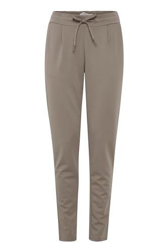 ICHI IHKATE PA2 Damen Sweathose Sweatpants Relaxhose mit Stretch Schmaler Schnitt mit Elastikbund, Größe:3XL, Farbe:Driftwood (181210) von ICHI