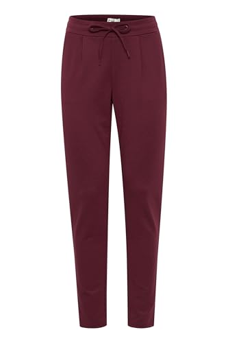 ICHI IHKATE PA2 Damen Sweathose Sweatpants Relaxhose mit Stretch Schmaler Schnitt mit Elastikbund, Größe:M, Farbe:Fig (191718) von ICHI