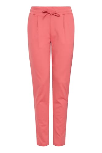 ICHI IHKATE PA2 Damen Sweathose Sweatpants Relaxhose mit Stretch Schmaler Schnitt mit Elastikbund, Größe:XL, Farbe:Holly Berry (171633) von ICHI