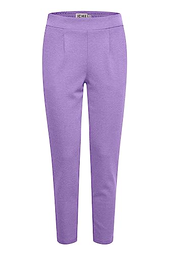 ICHI IHKATE Pique PA Damen Sweathose Sweatpants Relaxhose mit Stretch Enger Schnitt, Größe:L, Farbe:Chive Blossom (183634) von ICHI