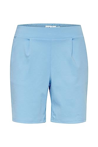 ICHI IHKATE SHO3 Damen Sweatshorts Bermuda Shorts Kurze Hose mit Stretch-Anteil Regular-Fit, Größe:L, Farbe:Little Boy Blue (164132) von ICHI