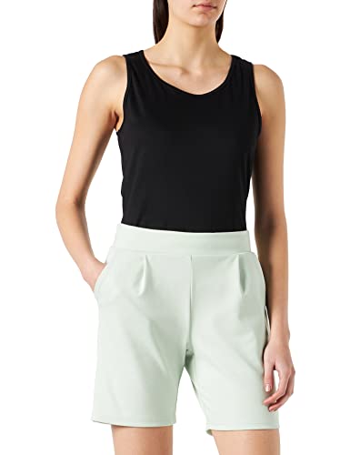 ICHI IHKATE SHO3 Damen Sweatshorts Bermuda Shorts Kurze Hose mit Stretch-Anteil Regular-Fit, Größe:M, Farbe:Dewkist (130107) von ICHI