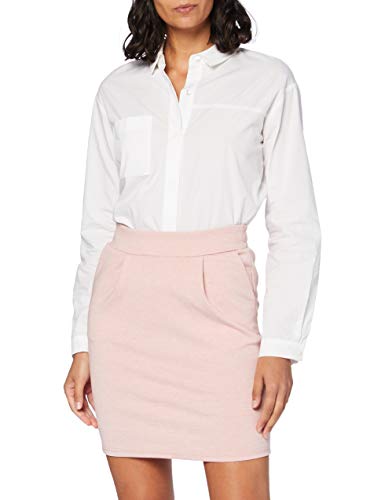 ICHI IHKATE SK Damen Kurzer Rock Minirock mit Stretch und Elastikbund, Größe:L, Farbe:Rose Smoke MLG (12524) von ICHI