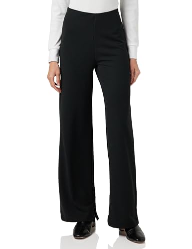 ICHI IHKATINE Damen Hose Stoffhose Pants mit Gummizug Ziernähten Paspeltaschen Regular fit, Größe:S, Farbe:Black (194008) von ICHI