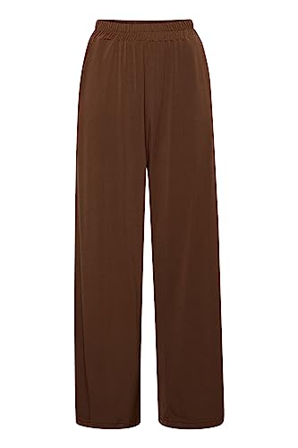 ICHI IHLIMA PA Damen Culotte Hose Stoffhose mit Stretch, Größe:L, Farbe:Chestnut (191118) von ICHI