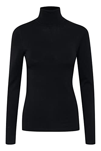 ICHI IHMAFA RN Rollkragen Rollkragenpullover Damen Pullover, Größe:XXL, Farbe:Black (10001) von ICHI