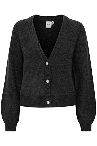 ICHI - IHMARIN CA2 - Cardigan - 20115031, Größe:XL, Farbe:Black Melange (1940081) von ICHI