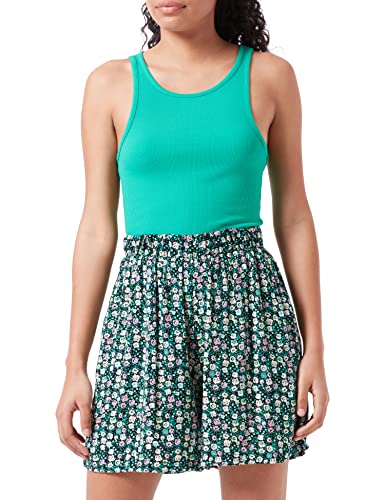 ICHI IHMARRAKECH AOP SHO3 Damen Chino Shorts Bermuda Kurze Hose Regular-Fit Gemustert, Größe:XL, Farbe:Multi Color Holly Green (201183) von ICHI